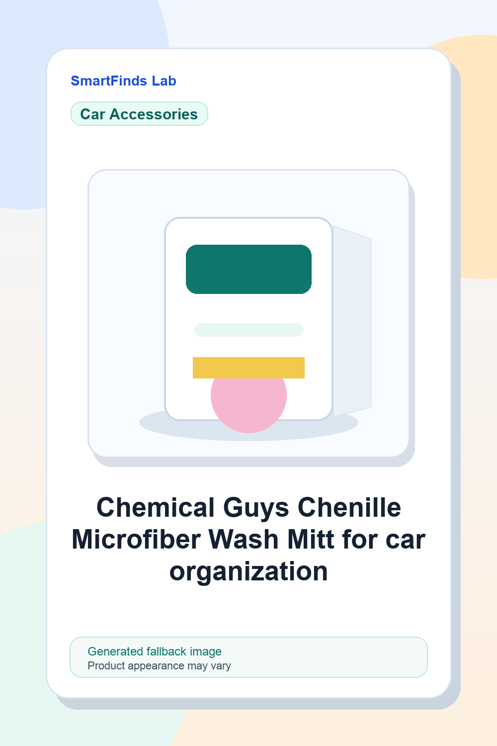 Chemical Guys Chenille Microfiber Wash Mitt