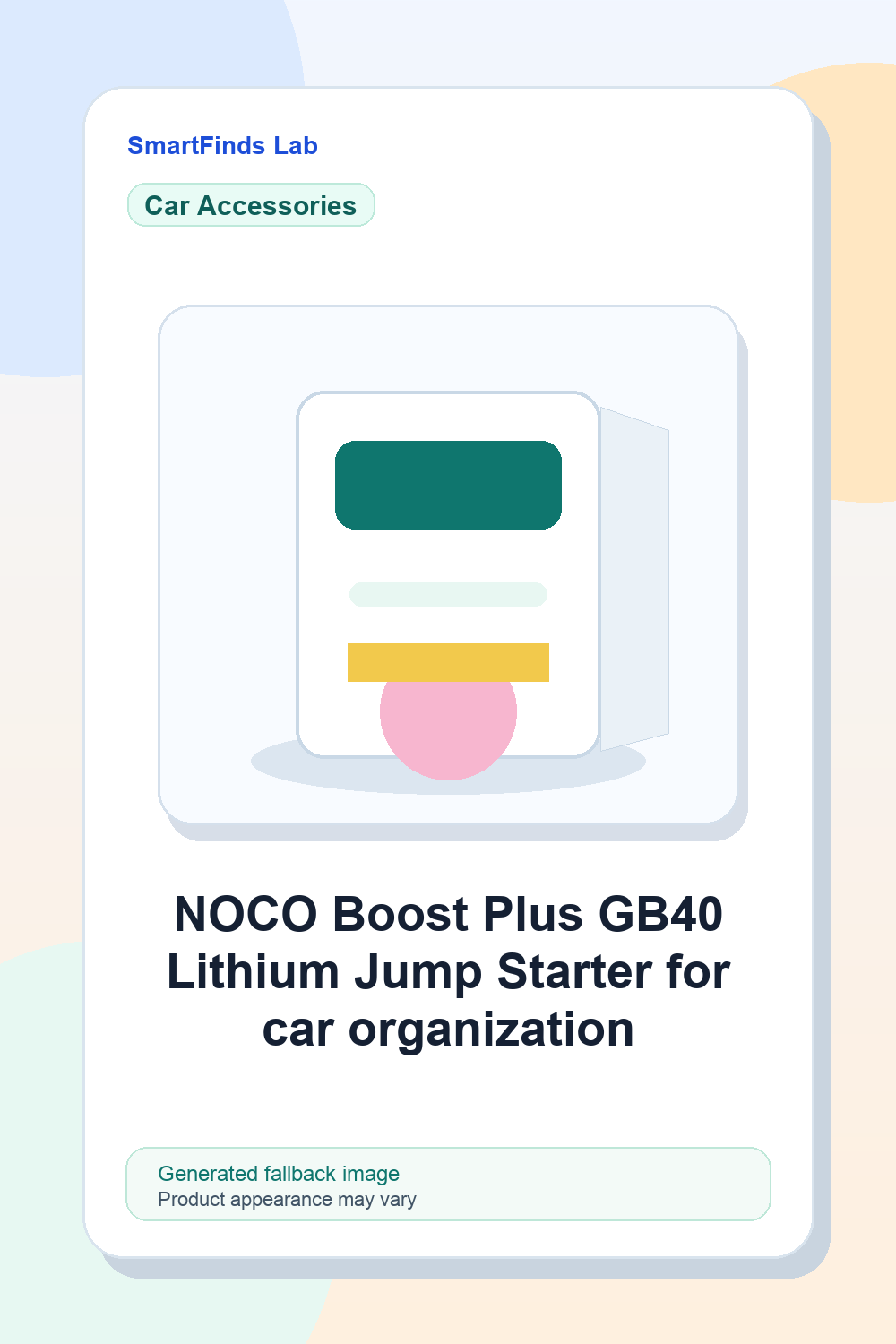 NOCO Boost Plus GB40 Lithium Jump Starter