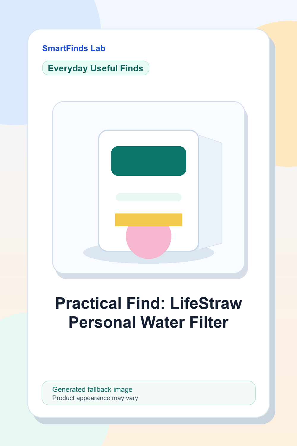 LifeStraw Personal Water Filter