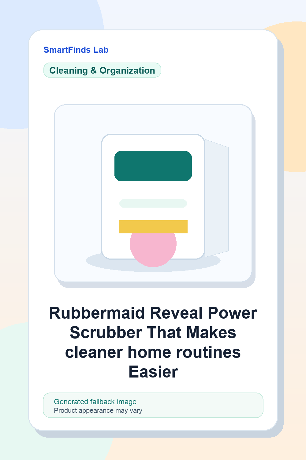 Rubbermaid Reveal Power Scrubber