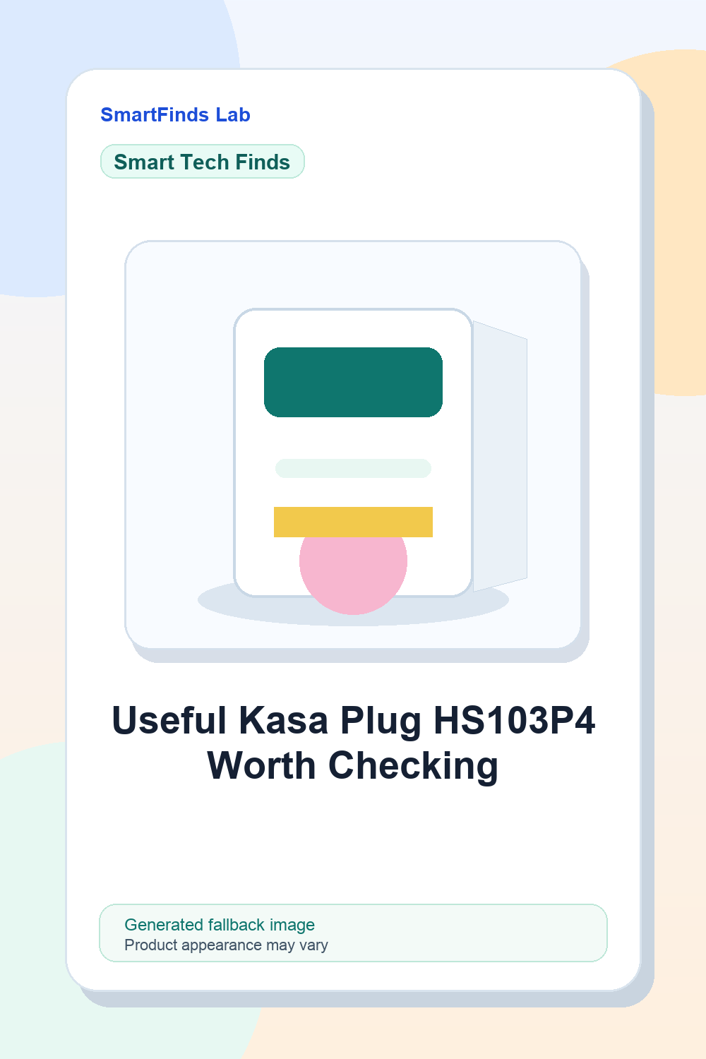 Kasa Smart Plug HS103P4